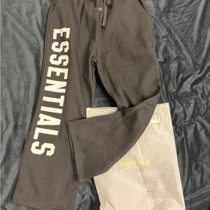 Essentials Black Joggers